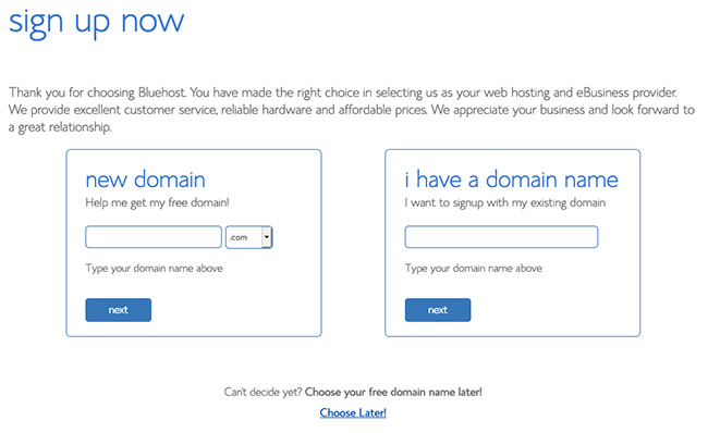 bluehost-choose-domain